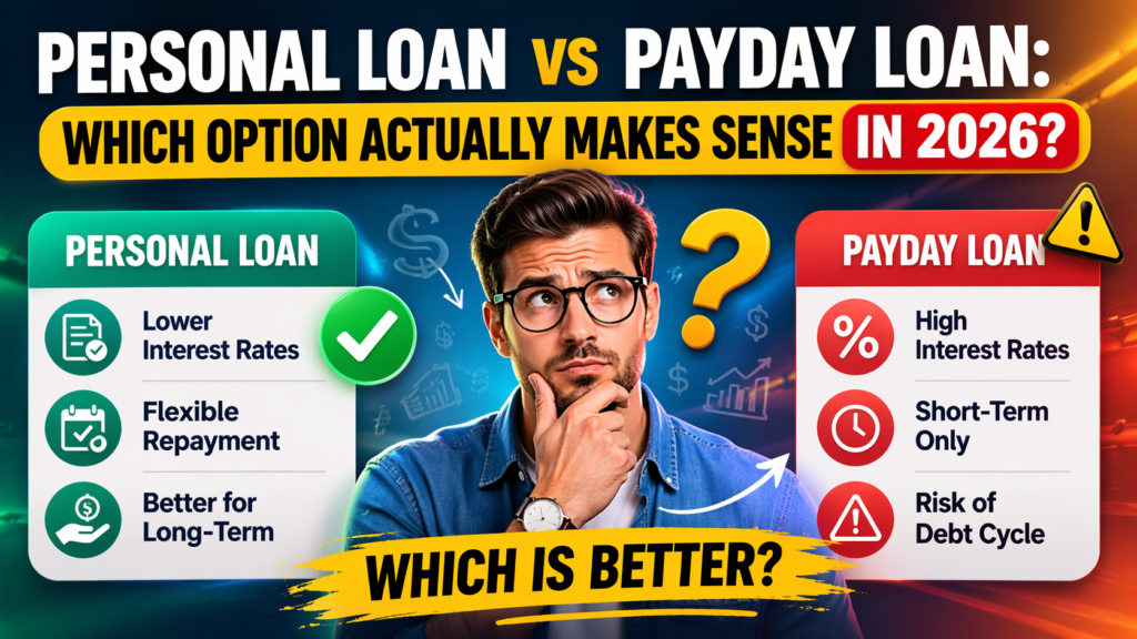 Personal Loan vs Payday Loan: Which Option Actually Makes Sense in 2026?